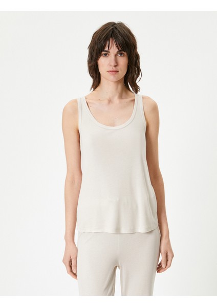 Pijama Üstü Kalın Askılı U Yaka Fitilli modelleri