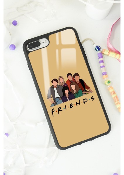 Apple iPhone 7 Plus - 8 Plus Friends Tasarımlı Glossy Telefon Kılıfı fiyatları