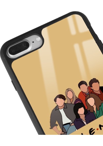Apple iPhone 7 Plus - 8 Plus Friends Tasarımlı Glossy Telefon Kılıfı modelleri