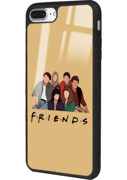 Apple iPhone 7 Plus - 8 Plus Friends Tasarımlı Glossy Telefon Kılıfı fırsatları