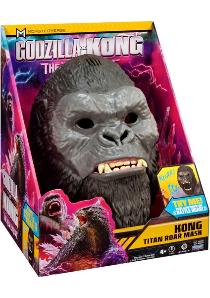 Godzilla ve Kong Sesli Maske Kong