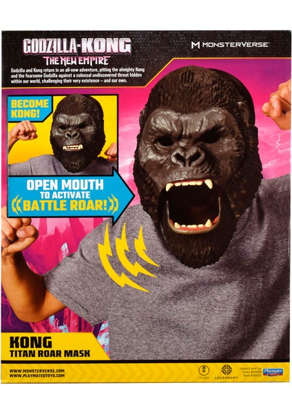 Godzilla ve Kong Sesli Maske Kong