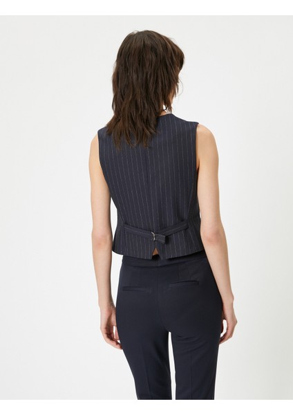 Blazer Yelek Düğmeli V Yaka fırsatları