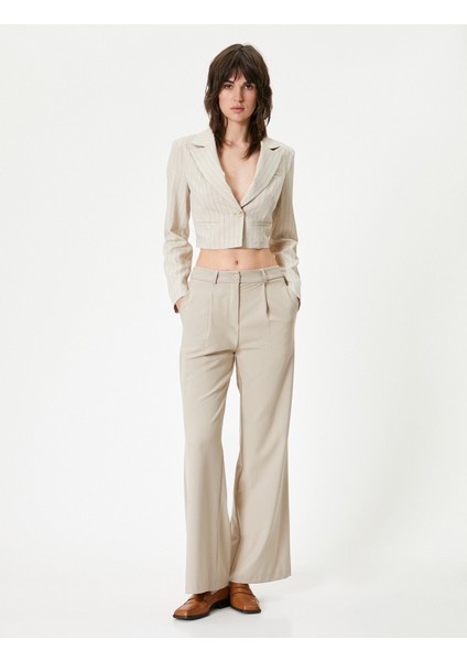 Crop Blazer Ceket Uzun Kollu fiyatları