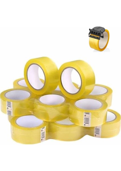 Koli Bandı 6 Adet 45MM 100MT Kesici Aparat Hediyeli