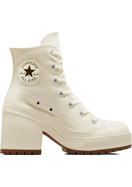 Chuck 70 De Luxe Heel Kadın Günlük Ayakkabı A05348C Krem