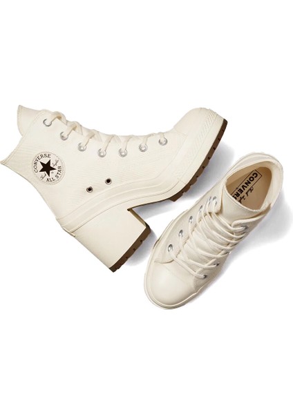 Chuck 70 De Luxe Heel Kadın Günlük Ayakkabı A05348C Krem