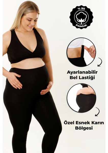 Par Lingerie Hamile Taytı Bel Ayarlı Siyah