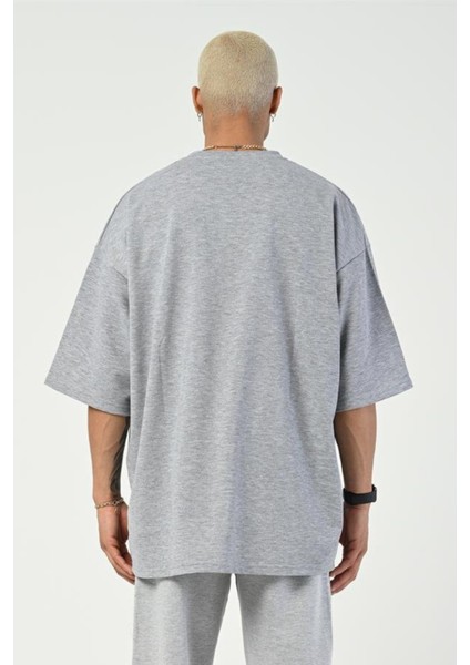 Erkek Oversize Pamuklu T-Shirt