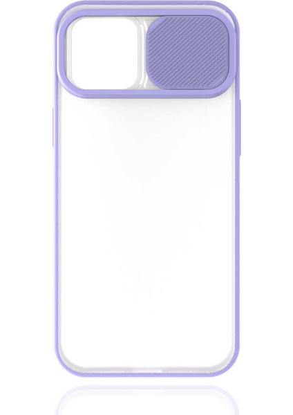 Apple iPhone 12 Pro Max - Uyumlu Lensi Kapak-Lila