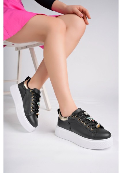 Dolgu Taban Siyah Tabanı Beyaz Kadın Ayakkabı fiyatları