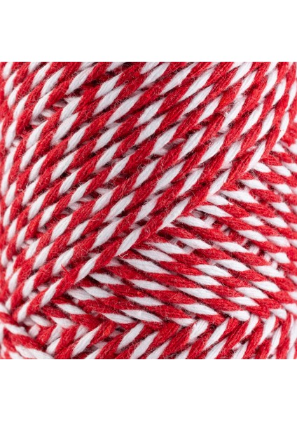 Premium 100 Metre 100 G Kırmızı Beyaz Paket Ip Hediye Paketleme Ipi Marteniçka Ipi Twine Baker fiyatları