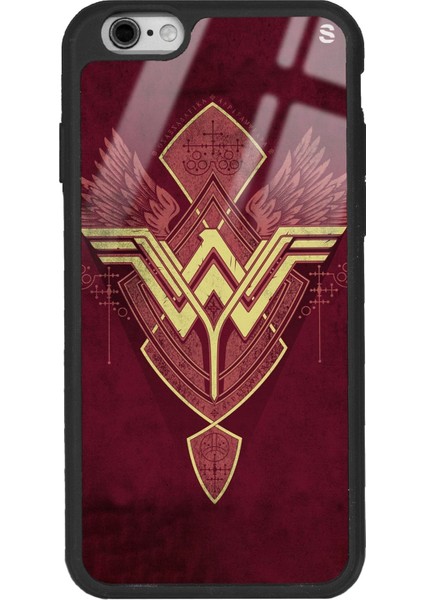 Apple iPhone 6 Plus - 6s Plus Wonder Woman Tasarımlı Glossy Telefon Kılıfı