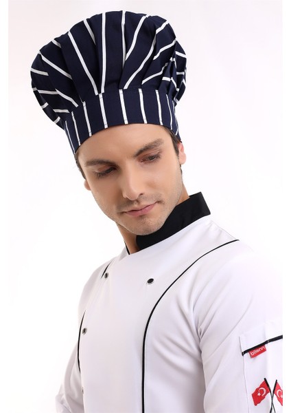 Mantar Kep - 3101 Lacivert Beyaz