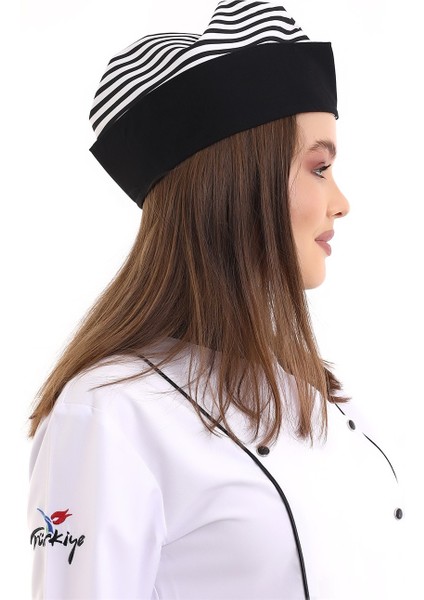 Aşçı Kayık Kep - 903 P/v Siyah Çizgili