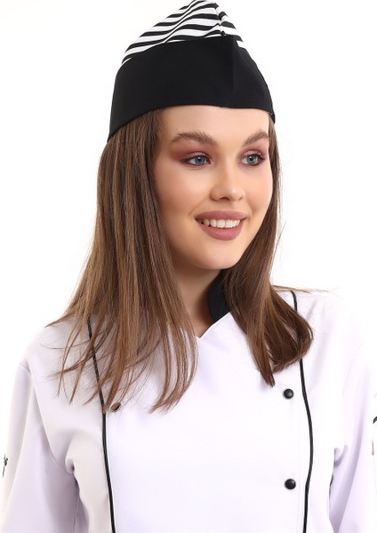 Aşçı Kayık Kep - 903 P/v Siyah Çizgili