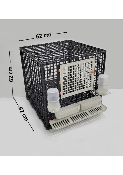 62CM x 62CM x 62CM Tavuk Kafesi, Keklik Kafesi, Sülün Kafesi, Bantam, Ispenç