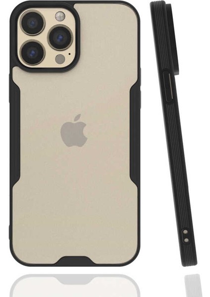 Apple iPhone 13 Pro Max - Uyumlu Parfe Kapak-Siyah