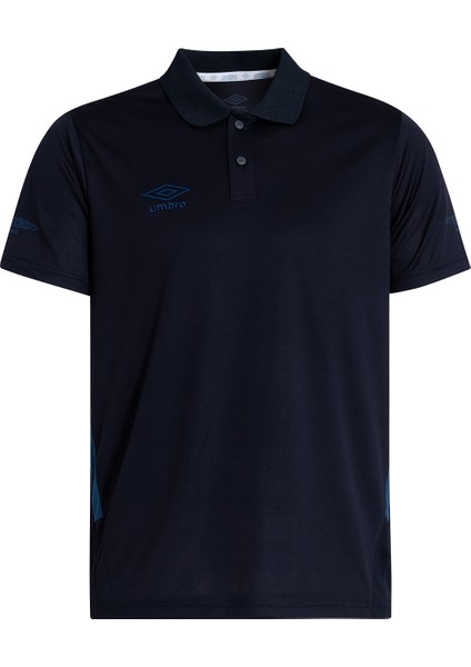 Erkek Lacivert Polo Yaka Spor T-Shirt - TF-0208 Umbro Camp Polo T-Shirt Dark Blue - Erkek Lacivert Polo Yaka Antrenman T-Shirtü fiyatları