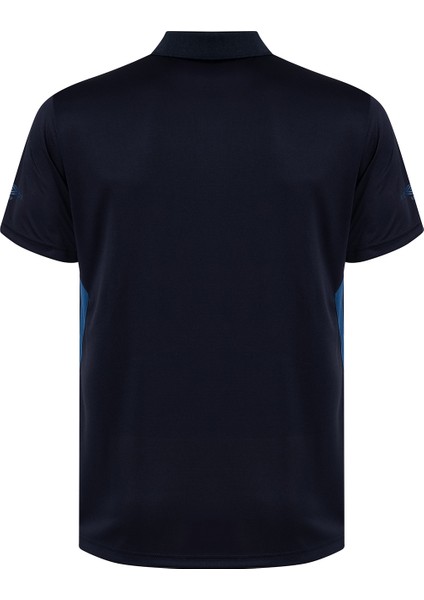 Erkek Lacivert Polo Yaka Spor T-Shirt - TF-0208 Umbro Camp Polo T-Shirt Dark Blue - Erkek Lacivert Polo Yaka Antrenman T-Shirtü modelleri
