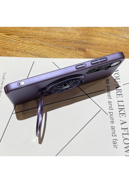 Samsung Galaxy S24+ Yüzük Kickstand Case Dönen Gyro Sert Pc Telefon Kılıfı (Yurt Dışından) modelleri