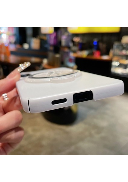 Samsung Galaxy S24+ Yüzük Kickstand Case Dönen Gyro Sert Pc Telefon Kılıfı (Yurt Dışından) fırsatları