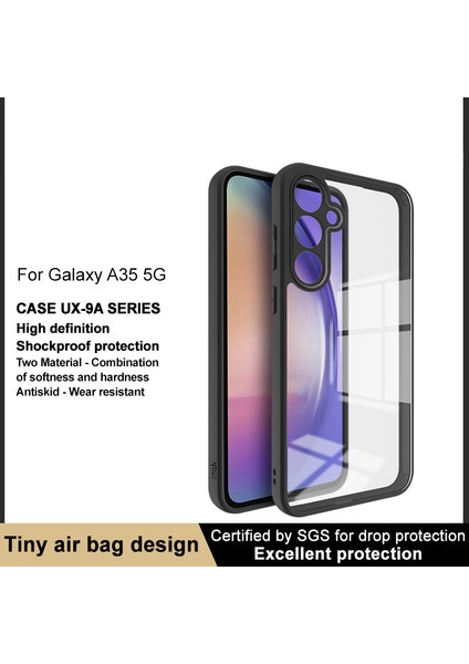 Samsung Galaxy A35 5g Clear Case Hava Yastığı Koruması Tpu + Pc Telefon Kılıfı (Yurt Dışından)