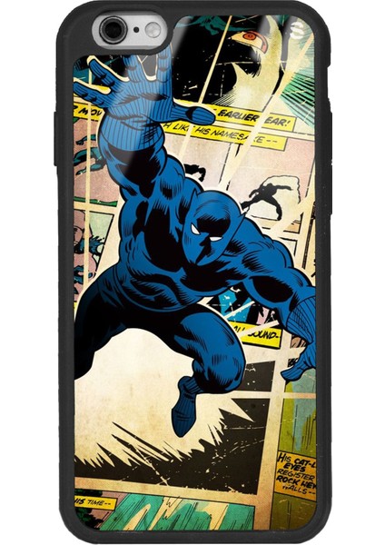 Apple iPhone 6 Plus - 6s Plus Black Panther Kara Panter Tasarımlı Glossy Telefon Kılıfı