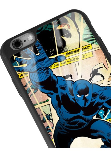 Apple iPhone 6 Plus - 6s Plus Black Panther Kara Panter Tasarımlı Glossy Telefon Kılıfı modelleri