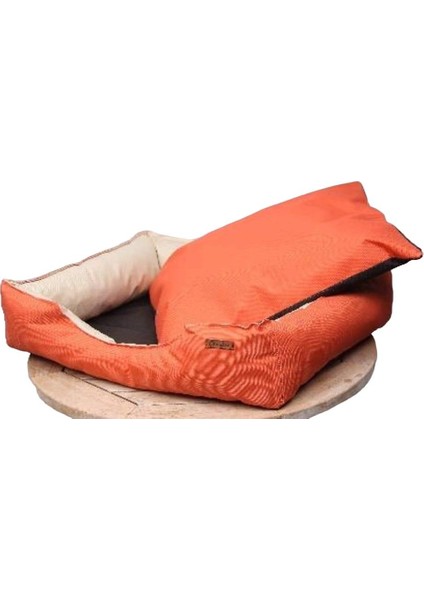 Alpha (L) Yıkanabilir Yatak 75-65-18CM Turuncu