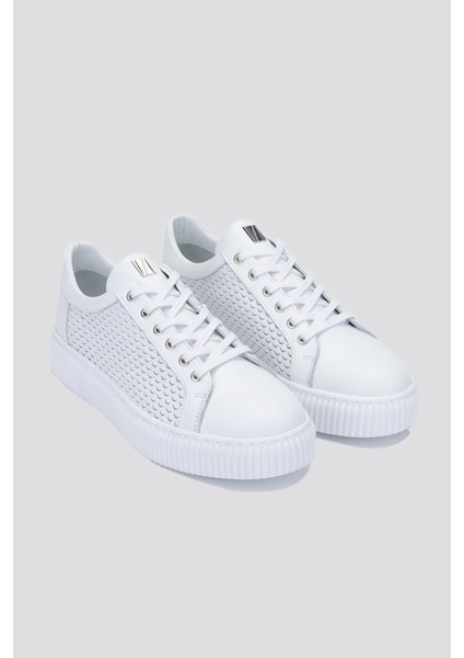 Agatheerkek Beyaz Deri Sneakers & Spor Ayakkabı 352 20440 Erk Ayk Y24