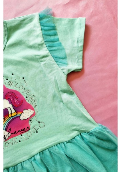 Kız Çocuk Baskılı Yazlık Elbise fırsatları