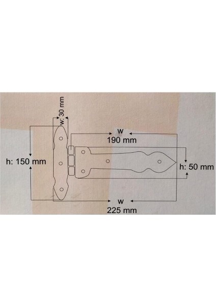 Antik Bronz Menteşe B-13 Antik Sarı fiyatları