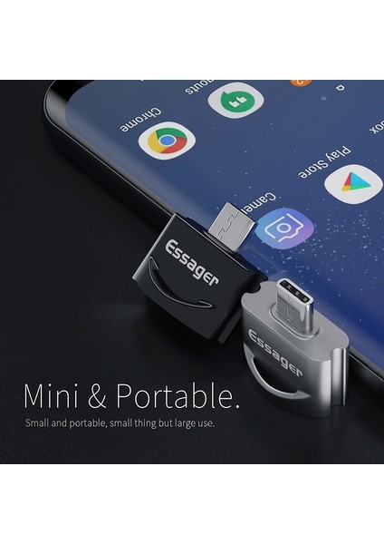 Essager USB Tip C Otg Adaptör Mikro USB Konektörü Microusb Usb-C Erkek USB 3.0 2.0 Dönüştürücü Samsung Xiaomi Mi Oneplus (Yurt Dışından)