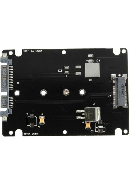 M.2 Ngff - 2,5 Inç Sata SSD / Msata - Sata Adaptör Kartı Kutusu (Pc Adaptörü M2 + M Masaüstü Soketi Ngff Için B Tuşu) (Yurt Dışından) modelleri