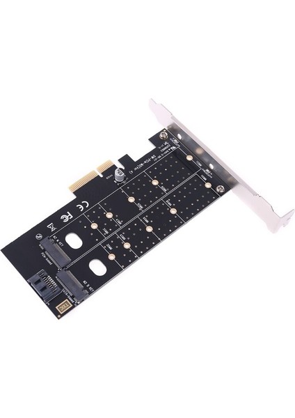 Pcıe - M2 M.2 Çift Nvme SSD Ngff Adaptörü M Tuşu B Tuşu Sata Yükseltici Genişletme Kartı Express (Yurt Dışından) fırsatları