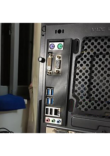 Adet Pvc Toz Filtresi Evrensel Dıy Kalkan Arka Plaka Bilgisayar Kasası I/o Için (Yurt Dışından)
