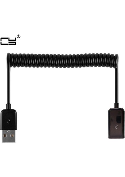 3M/10FT Dirsek Yay Sarmal USB 2.0 Erkek - Dişi Veri Senkronizasyon Şarj Cihazı Uzatma Kablosu (Yurt Dışından) modelleri