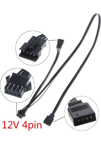 12 V 4pin Rgb Bağlantı Kablosu Pc Kasa Fanı LED Şerit Uzatma Kablosu Tel Adaptörü Giga/microstar/a-Sus Rgb Anakart (Yurt Dışından) fırsatları