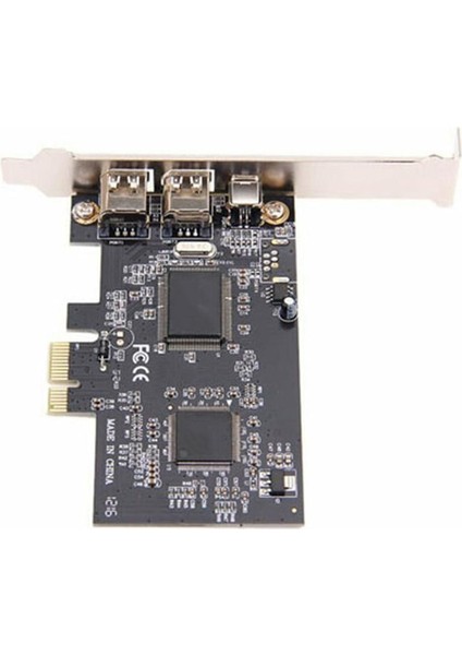 Pcı Express Pcı-E Firewire 1394A IEEE1394 Harici Denetleyici Kartı 3 Bağlantı Noktası Windows Xp/vista/7 32/64 Bit Firewire Kablosu ile (Yurt Dışından)
