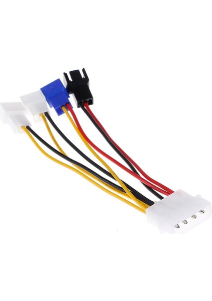 1 Adet 4-Pin Molex 3-Pin Fan Güç Kablosu Adaptör Konnektörü 12 V * 2 / 5 V * 2 Bilgisayar Soğutma Fanı Kabloları Cpu Pc Kasa Fanı (Yurt Dışından) fiyatları