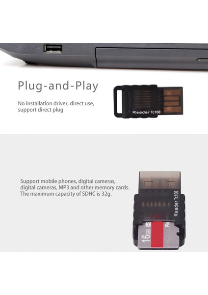 TC100 Kart Okuyucu Adaptörü Usb3.0 Usb2.0 Usb1.1 Mikro Sd Tf Kart Bellek Okuyucu Yüksek Hızlı 480 Mbps Kart Yazıcı Adaptörü Dizüstü Bilgisayar Için (Yurt Dışından) fırsatları