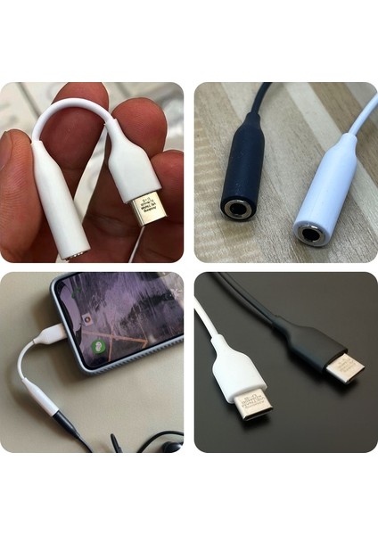 USB Tip C - 3.5mm Jack Kulaklık Ses Kablosu Samsung Galaxy S20 S21 S22 Ultra Not 20 Artı USB C - 3.5 Aux Adaptör Kablosu (Yurt Dışından) modelleri