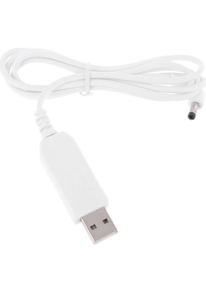 1 M Beyaz Evrensel 90 Derece USB 5 V 12 V 5.5x2.1mm Yükseltme Adaptör Kablosu Wifi Yönlendirici Hoparlör LED Kamera ve Daha Fazlası (Yurt Dışından)