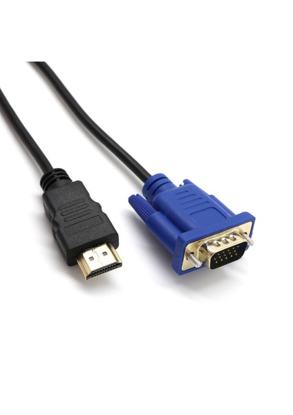 1.8m Kablo VGA Adaptörü Dijital 1080P Hd Ses Dönüştürücü Adaptörü ile Tv Kutusu Için HDMI Uyumlu VGA Konektör Kablosu (Yurt Dışından) indirimleri