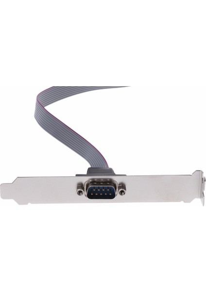 Seri 9 Pin Db9 RS232 Anakart Com Bağlantı Noktası Şerit Kablo Konnektör Braketi 27 cm Kablolar (Yurt Dışından) fırsatları