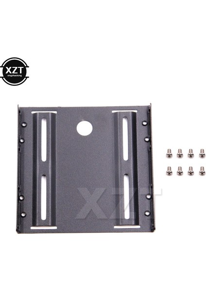 Evrensel Metal Sata Ide 2.5 Inç SSD HDD 3.5 Inç HDD SSD Durumda Vidalar ile Masaüstü Pc Için Caddy Adaptör Tutucu (Yurt Dışından)