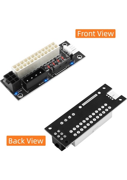 4'ü 1 Arada Molex 4pin/sata/atx 6pin/4pin Çift Psu Çoklu Besleme Adaptörü Senkron Kart Led'li 2psu Ekleyin (Yurt Dışından)