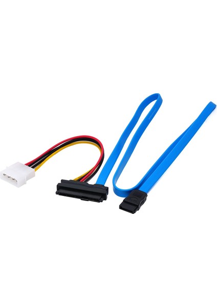 Sata 7 Pın Sas 29 Pin SFF-8482 ve 4 Pin Kablo Erkek Konnektör Adaptörü Dönüştürücü Sabit Disk Sürücüsü Güç Kablosu Adaptörü (Yurt Dışından)