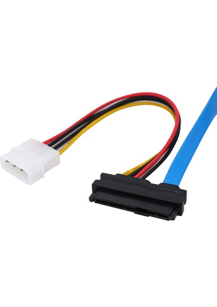 Sata 7 Pın Sas 29 Pin SFF-8482 ve 4 Pin Kablo Erkek Konnektör Adaptörü Dönüştürücü Sabit Disk Sürücüsü Güç Kablosu Adaptörü (Yurt Dışından)